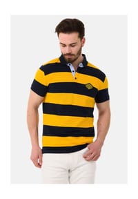 CIPO & BAXX® - T-Shirt CT741 gerade geschnitten - NAVYBLUE-GREEN
