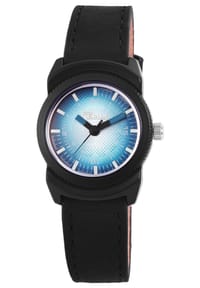RAPTOR Raptor - Damen Quarz Armbanduhr RA168 mit Lederarmband - 3 ATM - Mineralglas - blau-schwarz