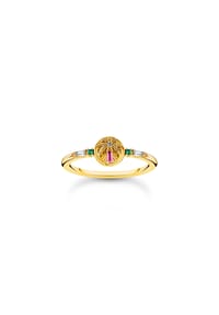 Thomas Sabo - Festival Ring mit Sonnenstrahlen - gelbgoldfarben, bunt
