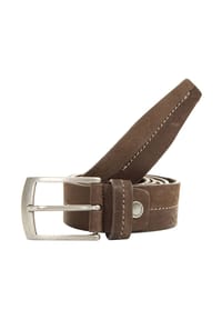 piké - Gürtel Echt Leder, Made In Italy - braun