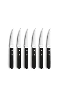 Amefa 6-tlg. Steakmesser Set - Pizza - schwarz