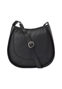 VOi Boston - Boston Umhängetasche Leder 28 cm - blau-weiss