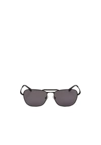 Kazar - Schwarze Sonnenbrille mit Metallrahmen - Schwarz