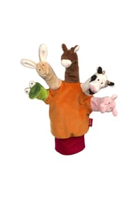 sigikid® - Fingerpuppen-Handschuh My Little Theatre ,  für Babys und Kinder - grün