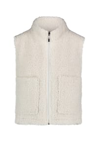 BETTY & CO - Kunstfell-Weste mit Wendefunktion - cream