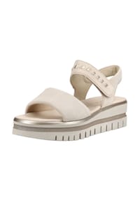 Gabor® - Leder Sandalen - Beige/Gold