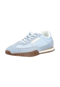 Marc O'Polo - Veloursleder/Mesh Sneaker - Hellblau