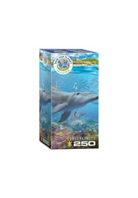 eurographics - Puzzle Delfine, Mama mit Baby, 250 Teile, 33 x 48 cm - 