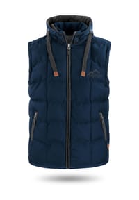normani® - Herren Winter-Steppweste Tropez - Anthrazit
