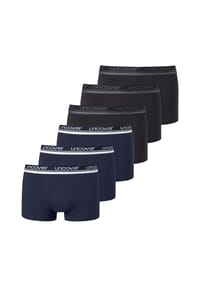 uncover by SCHIESSER - Retro Short / Pant 6er Pack Basic - Dunkelblau