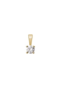 LYOMI - Anhänger 585/- Gold 1 Diamant Lab Grown 0,20ct. - gelb