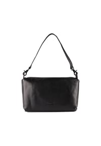 MANDARINA DUCK Mellow Leather - Mellow Leather Schultertasche Leder 30 cm - dress blue