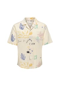 ONLY & SONS - Hemd Luke Kurzarmhemd - beige