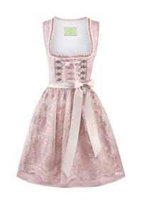 STOCKERPOINT - Dirndl "Amena", Spitzenschürze, Jacquard-Muster, für Damen - ROSE
