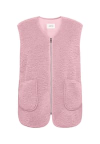 CARTOON - Kunstfellweste, aufgesetzte Taschen, für Damen - 1035 LUCENT WHITE
