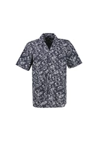 LERROS - Kurzarmhemd mit maritimem Allover-Print aus Baumwolle - CLASSIC NAVY