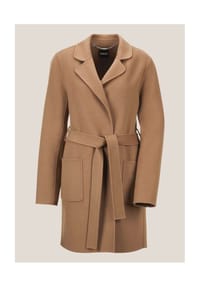 MADELEINE - Eleganter Doubleface-Mantel mit Reverskragen - caramel