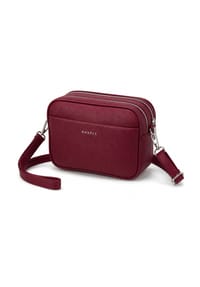 collezione alessandro® - Umhängetasche Praktisch kleine Crossbody Bag mit vielen Fächern - bordeaux