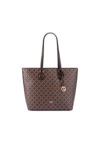 L.CREDI FILIBERTA - Shopper, Emblem, Kunstleder, für Damen - CHERRY SHADE