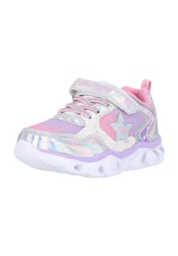 ZIGZAG - Sneaker Saserta im stylischen Metallic-Design mit aufleuchtender Sohle - 1015 Silver