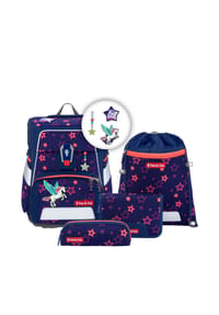 Step by Step® SPACE - Schulranzen-Set, 4-teilig - BUTTERFLY NIGHT IN
