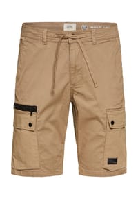 camel active - Cargo-Bermudas, Tunnelzug, für Herren - 06 STONE GRAY