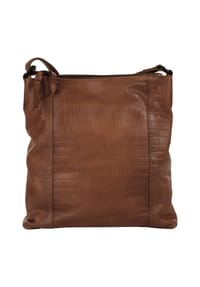BETTY BARCLAY - Umhängetasche Echt Leder - cognac