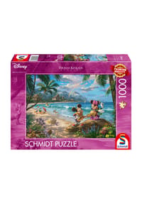 Schmidt - Thomas Kinkade Disney Puzzle "Mickey & Minnie in Hawaii", 1000 Teile - 