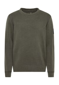 GLOBETROTTER - Pullover, Baumwolle, für Herren - OLIVE GRAPE LEAF