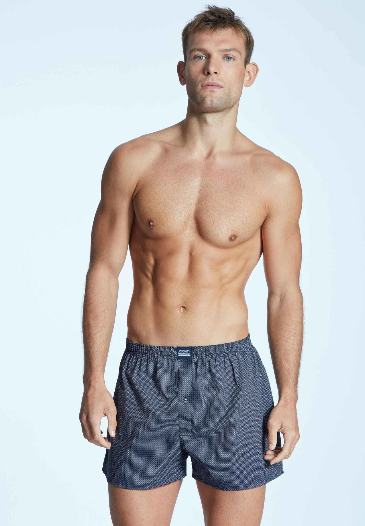 Jockey® Pure Cotton Comfort Boxershorts, 3Er-Pack, FüR Herren, Blau, S