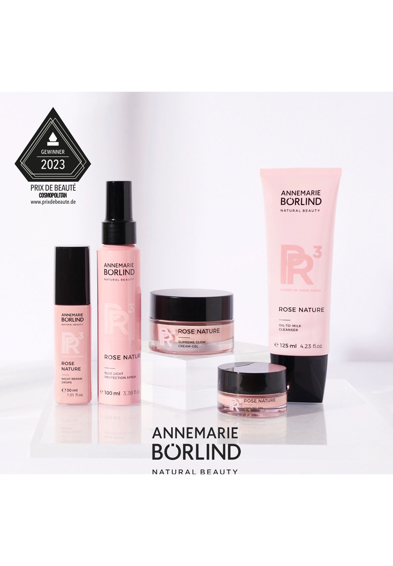 ANNEMARIE BÖRLIND ROSE NATURE SUPREME GLOW SET | GALERIA
