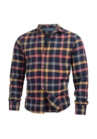 INDICODE - Hemd Langarm Riverside - Army