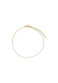 heideman - Fußkette mit Perlen Lune goldfarben - goldfarben