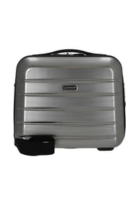 CHECK.IN® - London 2.0 - Beautycase 33 cm (carbon schwarz) - carbon rot