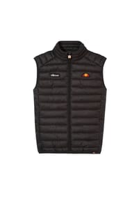 ellesse - Herren Steppweste - Gesteppte ärmellose Weste, Zipper, Stehkragen, uni - Grün