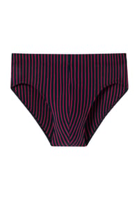 SCHIESSER - 95/5 Essentials Slip, Streifen, Gummibund, für Herren - DUNKELBLAU