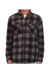 VOLCOM - Fleece Jacke Bowered PEWTER - grau