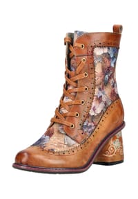 LAURA VITA® - Leder/Textil Stiefelette - Camel