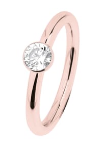 ERNSTES DESIGN - Damen Ring, Edelstahl - ROSÉGOLD