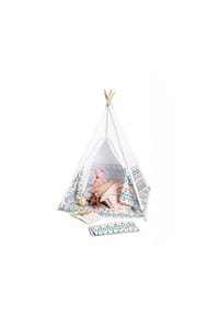 Pinolino® - Kinderzelt Tipi Naira - Spielzelt mit Bodenmatte und Tragetasche - 