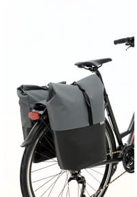 New Looxs - Gepäckträgertasche Nyborg Double - grau