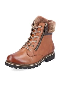 remonte® - Glattleder Stiefelette - Muskat