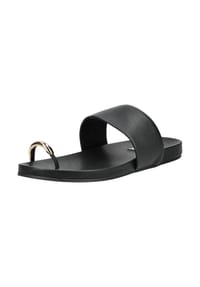 STEVE MADDEN - Leder Pantoletten - Schwarz