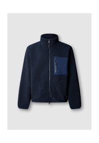 Pepe Jeans - Fleecejacke, Stehkragen, für Herren - 594 DULWICH BLUE