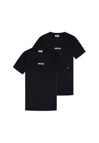 ellesse - Herren T-Shirt 2er Pack - OLLIO 2, Kurzarm, Rundhals, Logo, Baumwolle, einfarbig - Dunkelblau