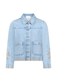 CARTOON - Jeansjacke, Stickerei, für Damen - 8618 L.BLUE DENIM