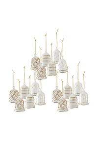 Villeroy & Boch - Glasglocken Winter Collage Accessoires 19,5 x 19,5 x 18,5 cm 18er Set gold - gold