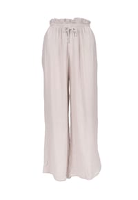 Seasons of April - Jerseyhose Musselinhose Liska Weite Musselin Hose mit elastischem Bund - Beige
