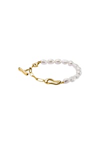 Thomas Sabo - Perlenarmband Natural Beauty - gelbgoldfarben