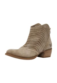 Felmini - Veloursleder Stiefelette - Braun/Grau